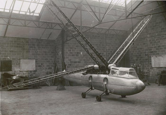 Ornithopter in flight