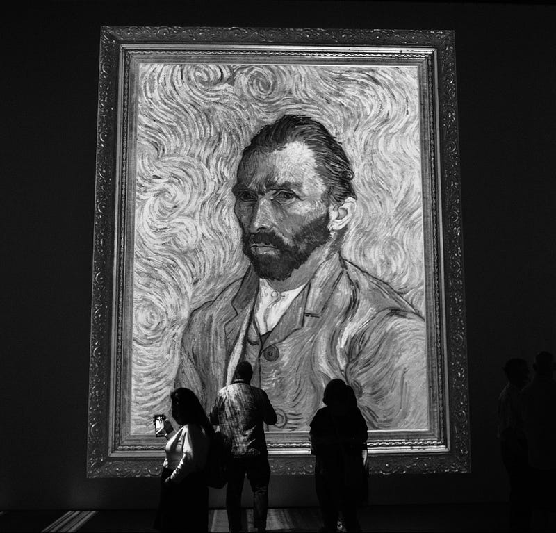 Image of Vincent van Gogh's unique artwork