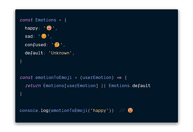 Organized code through method lookups