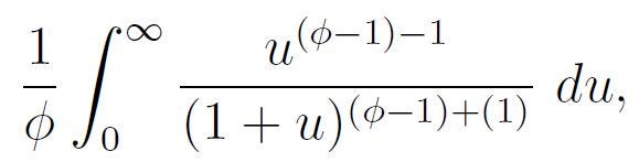 Integral Resembling Beta Function