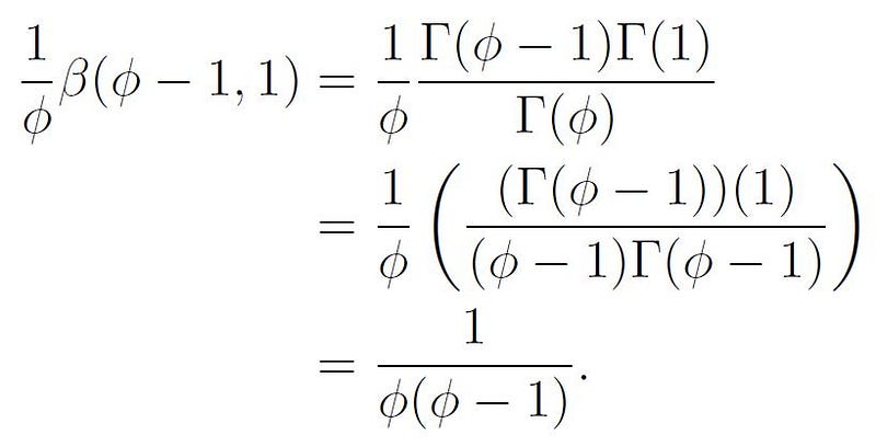 Result of the Integral