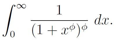 Golden Integral Representation