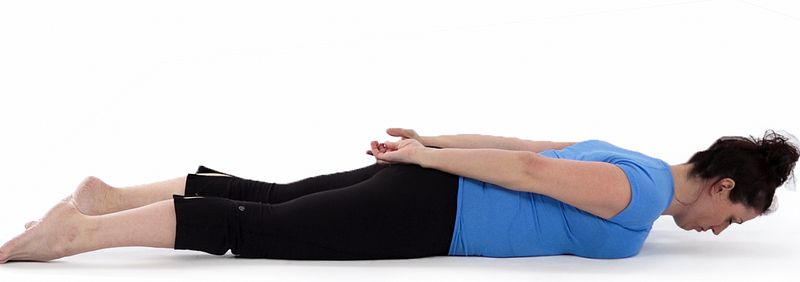 Demonstrating Prone Shoulder Retractions for Neck Strength