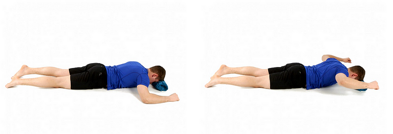 Prone W Pattern Exercise for Upper Back Strength