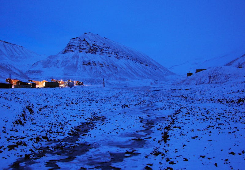 Longyearbyen, the capital of Svalbard