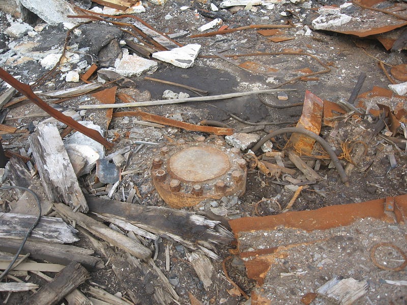 Unimpressive view of the Kola Borehole site