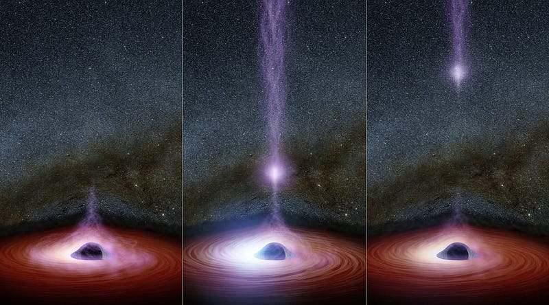 X-ray emissions from a black hole's corona