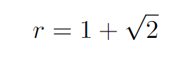 Rearranging the quadratic equation