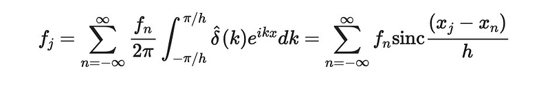 Linear expression of Fourier transform