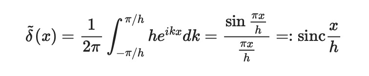 Interpolating expression for Kronecker delta