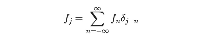 Expression of discrete functions with Kronecker deltas