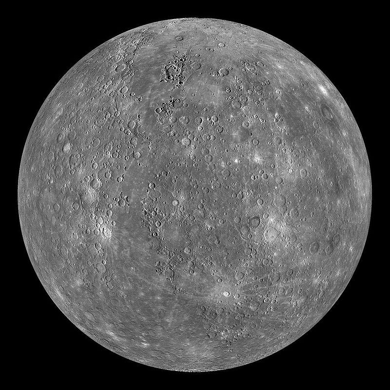 Global mosaic of Mercury