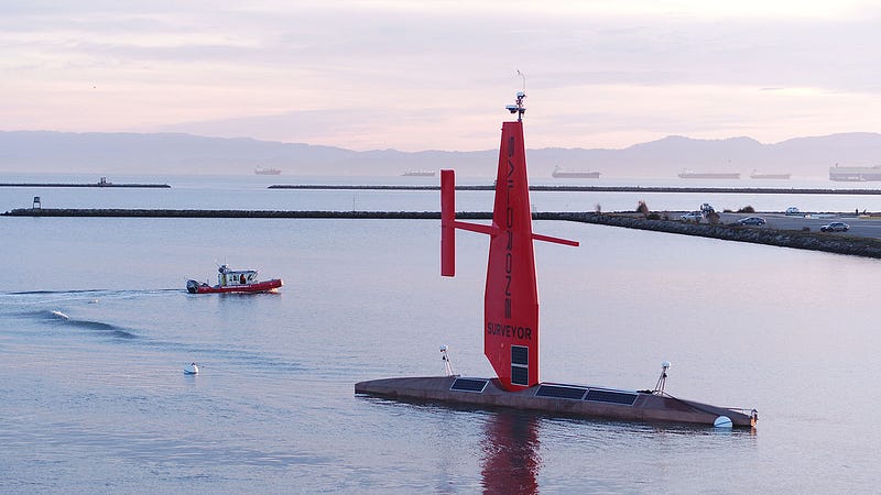 Saildrone vessel ready for deployment