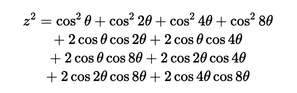 Squared Expression for z