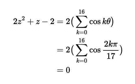 Final Expression for the Sum of Roots