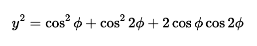 Squared Expression for y