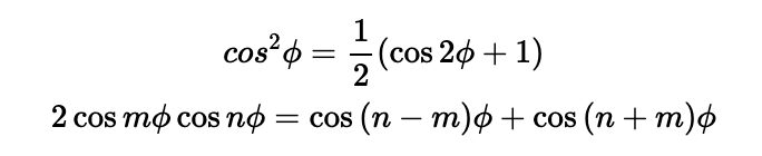 Relevant Trigonometric Identities