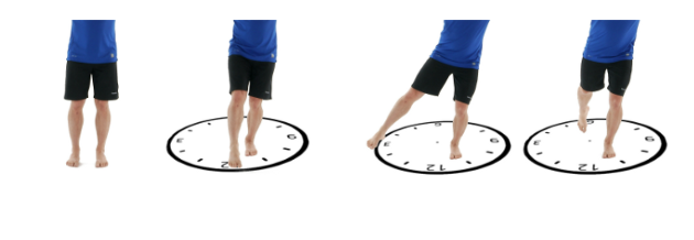 Proprioceptive clock exercise demonstration