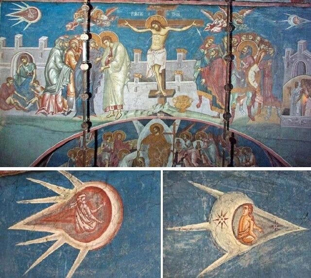 Ancient artwork interpreted as alien imagery