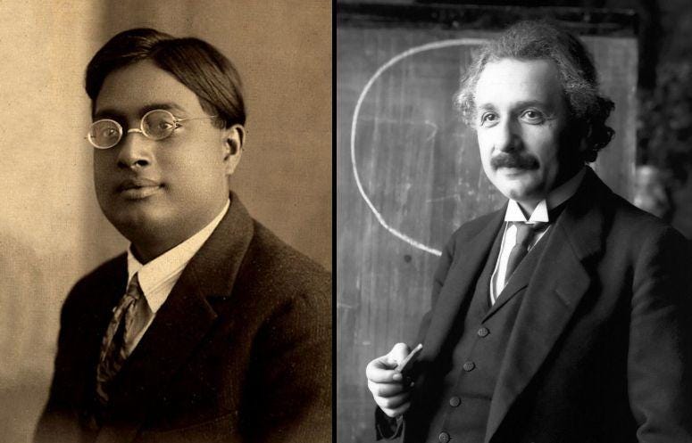 Satyendra Nath Bose & Albert Einstein