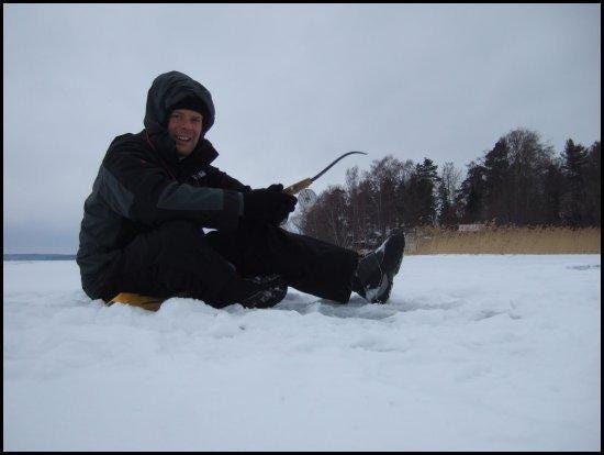 Ice fishing experience