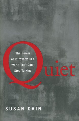 Visual representation of Quiet book cover