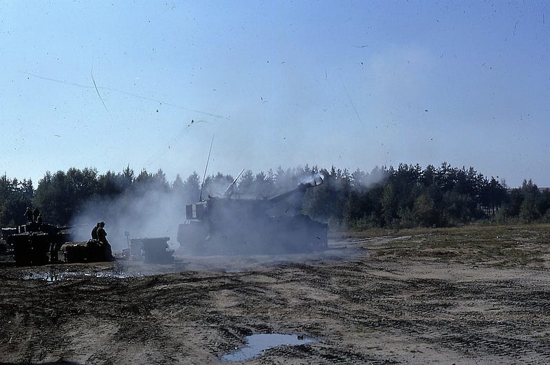 Canadian Armed Forces M109 in Germany