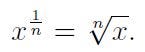 Addition rule of exponents