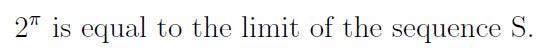 Formulating a conjecture about limits