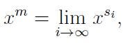 Defining limits for irrational numbers