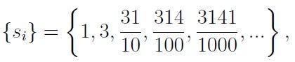 Defining sequences of approximations