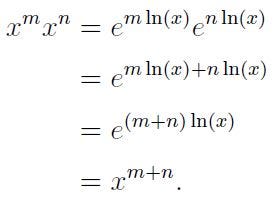 Verifying exponent relationships